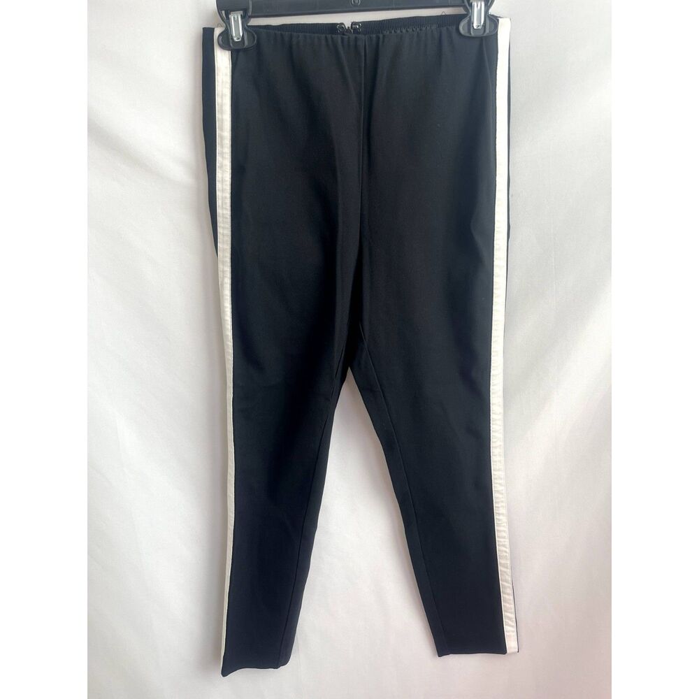 Rag & Bone Womens Slim Black Pants Trousers Side Stripe Career Office Size 6